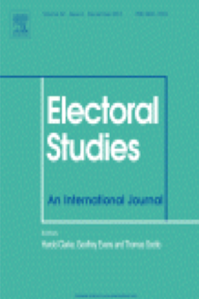Electoral Studies book cover