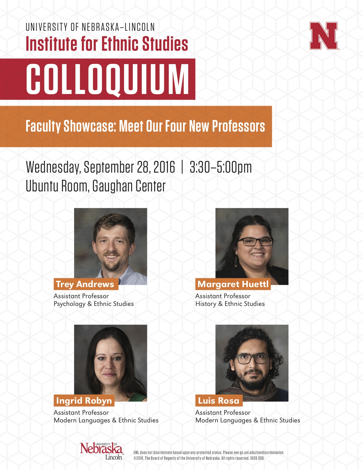 Photo Credit: Sept.2016 New Faculty Colloquium poster