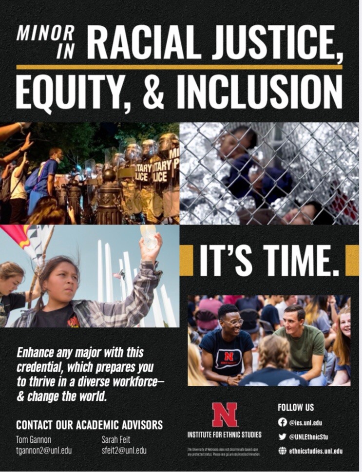 Racial Justice, Equity, and Inclusion minor poster