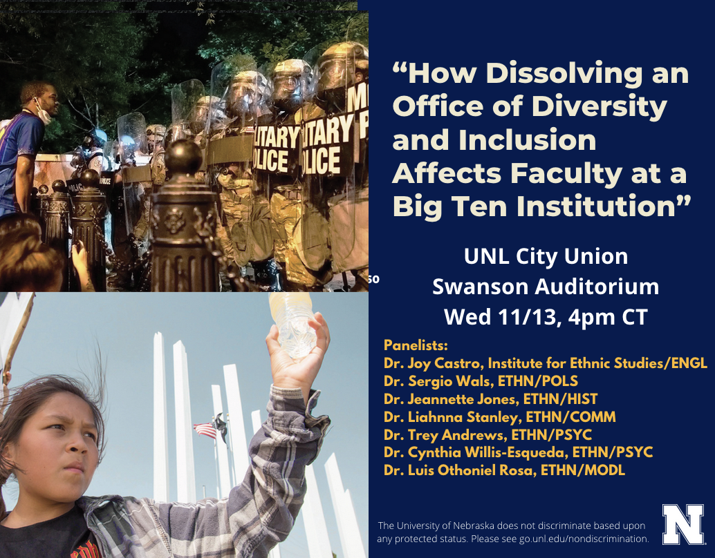 Flyer for Nov. 13 Colloquium on Racial Justice