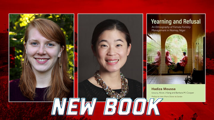 Natalie Kammerer, Alice Kang, and the cover of their book